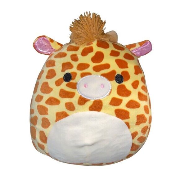Squishmallow 8" Gary‎ The Giraffe Pink Ears Kellytoy Plush Soft Stuffed Rare - Picture 1 of 5